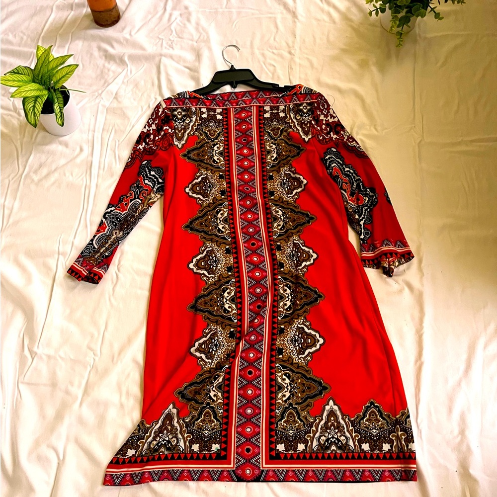 Ice Abstract Pattern Dress